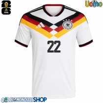 Maglie da calcio Germania David Raum #22 Prima Maglia Mondiali 2026  Manica Corta